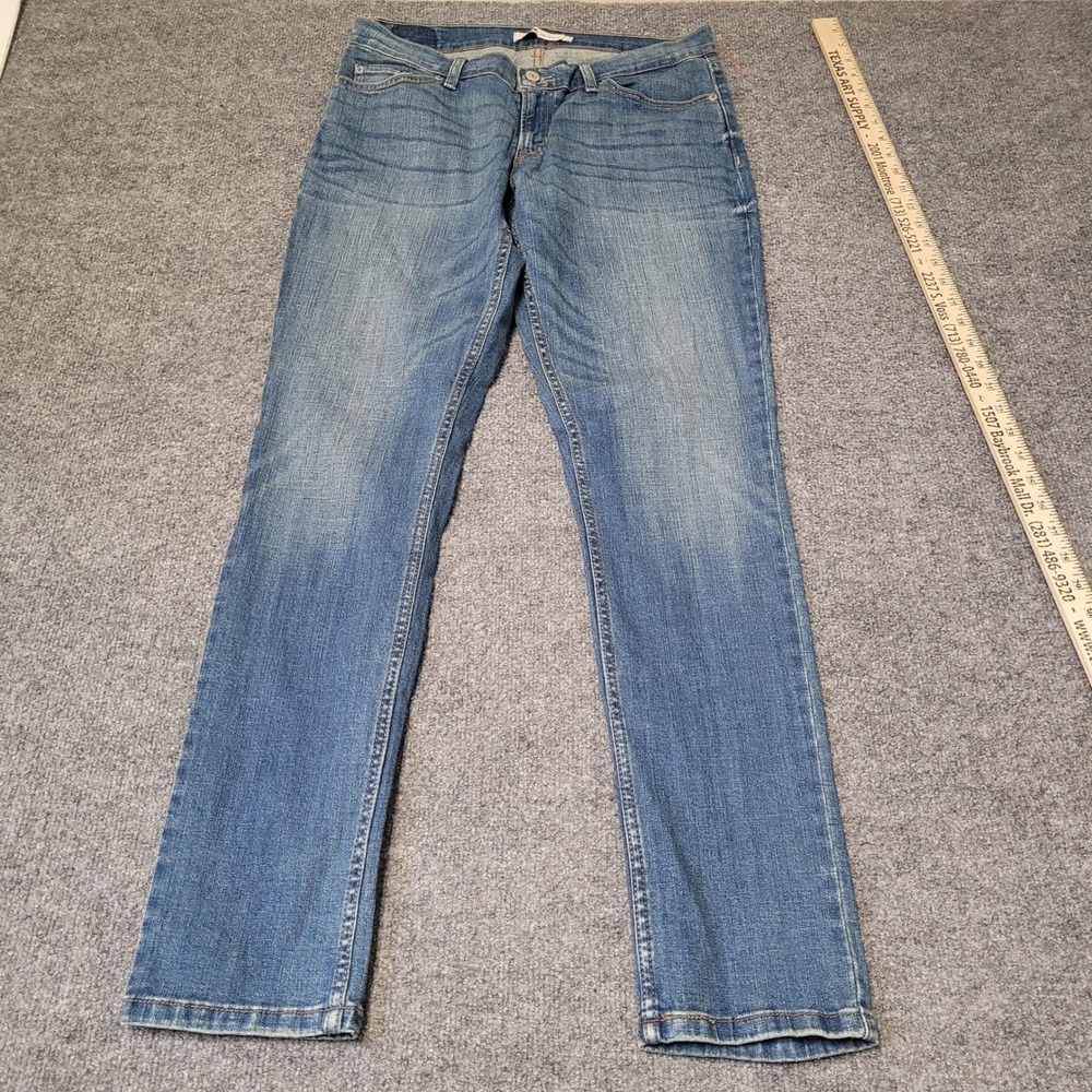 Levi's Jeans Womens Size 30 Blue 512 Slim Fit Straight Leg Denim Stretch Casual